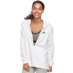 Nike SPECKLE FULL ZIP FLEECE HOODIE SweatShirt Top Hooded Jacket Womens Sz M